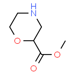 ChemSpider 2D Image | Methyl 2-morpholinecarboxylate | C6H11NO3