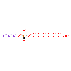 ChemSpider 2D Image | Potassium phosphate hydrate (3:1:7) | H14K3O11P
