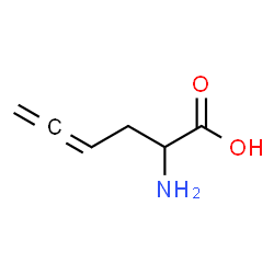 ChemSpider 2D Image | 2-Amino-4,5-hexadienoic acid | C6H9NO2