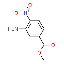 ChemSpider 2D Image | Methyl 3-amino-4-nitrobenzoate | C8H8N2O4