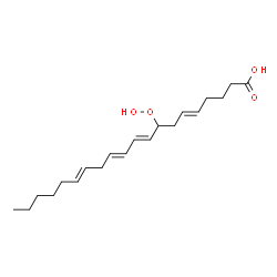 ChemSpider 2D Image | (5E,9E,11E,14E)-8-Hydroperoxy-5,9,11,14-icosatetraenoic acid | C20H32O4