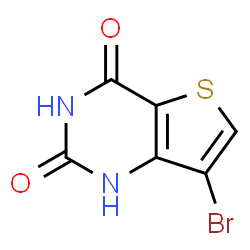 ChemSpider 2D Image | 7-Bromothieno[3,2-d]pyrimidine-2,4(1H,3H)-dione | C6H3BrN2O2S