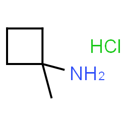 ChemSpider 2D Image | 1-Methyl-cyclobutylamine hydrochloride | C5H12ClN