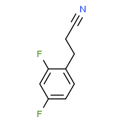 ChemSpider 2D Image | 3-(2,4-Difluorophenyl)propanenitrile | C9H7F2N