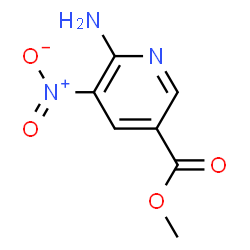 ChemSpider 2D Image | Methyl 6-amino-5-nitronicotinate | C7H7N3O4