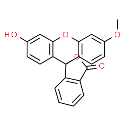 ChemSpider 2D Image | 3-O-Methylfluorescein | C21H14O5