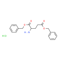 ChemSpider 2D Image | Dibenzyl glutamate hydrochloride (1:1) | C19H22ClNO4