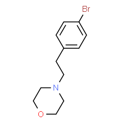 ChemSpider 2D Image | 4-(4-Bromophenethyl)morpholine | C12H16BrNO