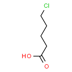 ChemSpider 2D Image | 5-Chlorovaleric acid | C5H9ClO2