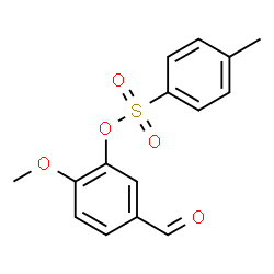 ChemSpider 2D Image | 5-Formyl-2-methoxyphenyl 4-methylbenzenesulfonate | C15H14O5S