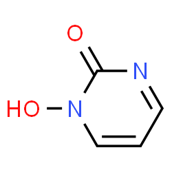 ChemSpider 2D Image | 1-Hydroxy-2(1H)-pyrimidinone | C4H4N2O2
