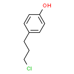 ChemSpider 2D Image | 4-(3-Chloropropyl)phenol | C9H11ClO