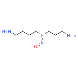 ChemSpider 2D Image | N-(3-Aminopropyl)-N-nitroso-1,4-butanediamine | C7H18N4O