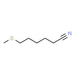 ChemSpider 2D Image | 6-(Methylsulfanyl)hexanenitrile | C7H13NS