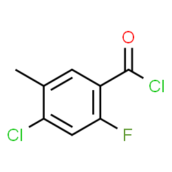 ChemSpider 2D Image | 4-Chloro-2-fluoro-5-methylbenzoyl chloride | C8H5Cl2FO