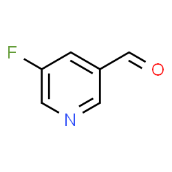ChemSpider 2D Image | 5-Fluoronicotinaldehyde | C6H4FNO