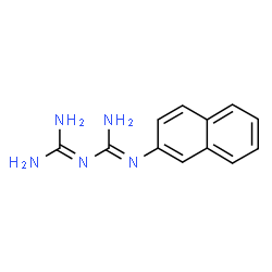 ChemSpider 2D Image | 1-(Diaminomethylene)-2-(2-naphthyl)guanidine | C12H13N5