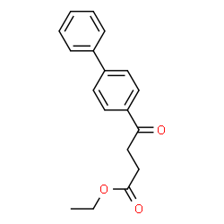ChemSpider 2D Image | Ethyl 4-(4-biphenylyl)-4-oxobutanoate | C18H18O3