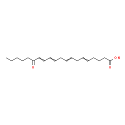 ChemSpider 2D Image | 15-Oxo-5,8,11,13-icosatetraenoic acid | C20H30O3