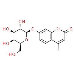 ChemSpider 2D Image | 4-Methyl-2-oxo-2H-chromen-7-yl beta-L-galactopyranoside | C16H18O8