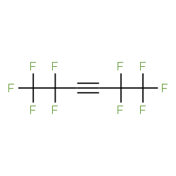 ChemSpider 2D Image | 1,1,1,2,2,5,5,6,6,6-Decafluoro-3-hexyne | C6F10