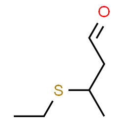 ChemSpider 2D Image | 3-(Ethylthio)butanal | C6H12OS