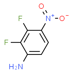 ChemSpider 2D Image | 2,3-Difluoro-4-nitroaniline | C6H4F2N2O2