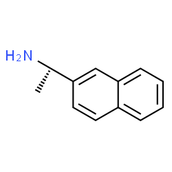 ChemSpider 2D Image | (1R)-1-(2-Naphthyl)ethanamine | C12H13N