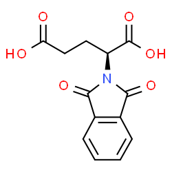 ChemSpider 2D Image | N-Phthaloyl-L-glutamic acid | C13H11NO6