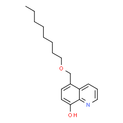 ChemSpider 2D Image | 5-((Octyloxy)methyl)quinolin-8-ol | C18H25NO2