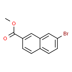 ChemSpider 2D Image | Methyl 7-bromo-2-naphthoate | C12H9BrO2