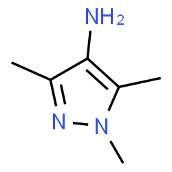 ChemSpider 2D Image | TRIMETHYLPYRAZOL-4-AMINE | C6H11N3