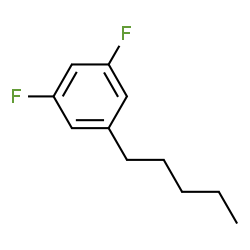 ChemSpider 2D Image | 1,3-Difluoro-5-pentylbenzene | C11H14F2