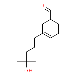 ChemSpider 2D Image | 3-(4-Hydroxy-4-methylpentyl)-3-cyclohexene-1-carbaldehyde | C13H22O2