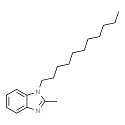 ChemSpider 2D Image | 2-Methyl-1-undecyl-1H-benzimidazole | C19H30N2