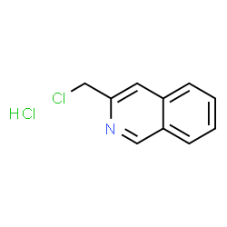 ChemSpider 2D Image | 3-(Chloromethyl)isoquinoline hydrochloride | C10H9Cl2N