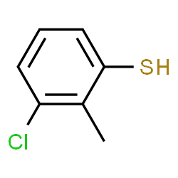 ChemSpider 2D Image | 3-Chloro-2-methylbenzenethiol | C7H7ClS