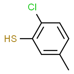 ChemSpider 2D Image | 2-Chloro-5-methylbenzenethiol | C7H7ClS
