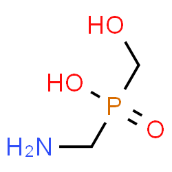 ChemSpider 2D Image | (Aminomethyl)(hydroxymethyl)phosphinic acid | C2H8NO3P