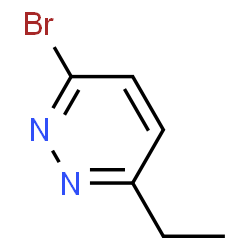 ChemSpider 2D Image | 3-Bromo-6-ethylpyridazine | C6H7BrN2