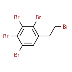 ChemSpider 2D Image | 1,2,3,4-Tetrabromo-5-(2-bromoethyl)benzene | C8H5Br5