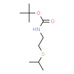 ChemSpider 2D Image | 2-Methyl-2-propanyl [2-(isopropylsulfanyl)ethyl]carbamate | C10H21NO2S