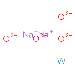 ChemSpider 2D Image | disodium; oxygen(-2) anion; tungsten | Na2O4W