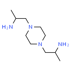 ChemSpider 2D Image | 1,4-Bis(2-amino-1-propyl)piperazine | C10H24N4
