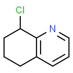 ChemSpider 2D Image | 8-Chloro-5,6,7,8-Tetrahydroquinoline | C9H10ClN