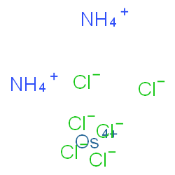 ChemSpider 2D Image | Ammonium osmium(4+) chloride (2:1:6) | H8Cl6N2Os