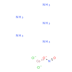 ChemSpider 2D Image | Cobalt(3+) chloride nitrite ammoniate (1:2:1:5) | H15Cl2CoN6O2