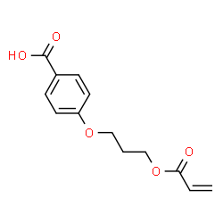 ChemSpider 2D Image | 4-[3-(Acryloyloxy)propoxy]benzoic acid | C13H14O5