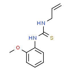 ChemSpider 2D Image | 1-Allyl-3-(2-methoxyphenyl)thiourea | C11H14N2OS