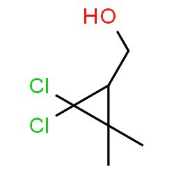 ChemSpider 2D Image | (2,2-Dichloro-3,3-dimethylcyclopropyl)methanol | C6H10Cl2O